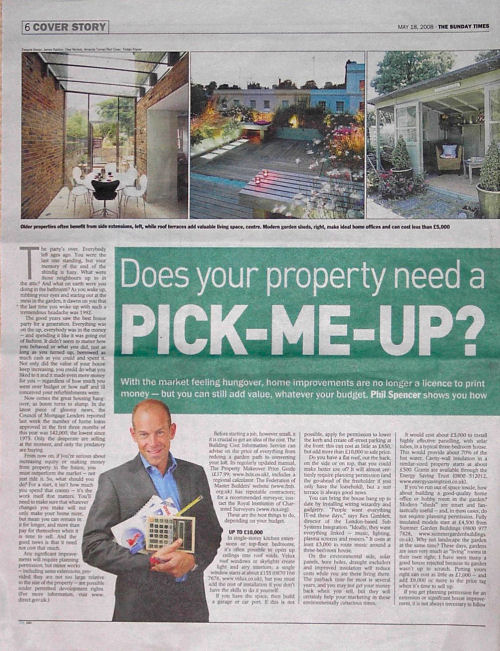 IN THE NEWS AGAIN . . . SUNDAY TIMES 18th May 2008 IN THE NEWS AGAIN . . . SUNDAY TIMES 18th May 2008