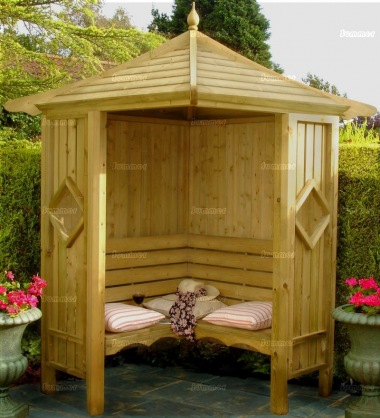 Corner Arbour 088 - Bench Seats, FSC® Certified Corner Arbour 088 - Bench Seats, FSC® Certified