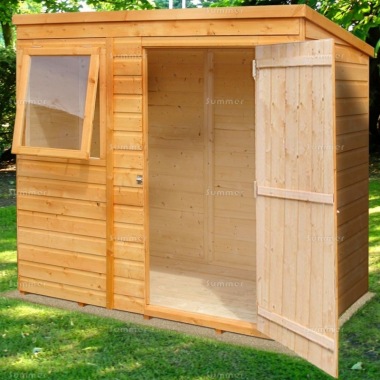Shiplap Pent Shed 100 - T and G Floor, FSC® Certified Shiplap Pent Shed 100 - T and G Floor, FSC® Certified