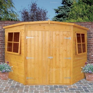 Shiplap Corner Shed 127 - T and G Floor, FSC® Certified Shiplap Corner Shed 127 - T and G Floor, FSC® Certified