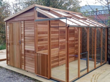 Potting Shed 337 - Half Shed, Half Greenhouse Potting Shed 337 - Half Shed, Half Greenhouse