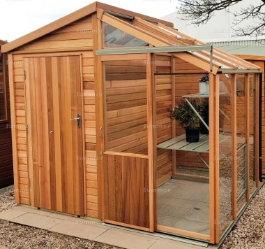 Potting Shed 335 - Half Shed, Half Greenhouse Potting Shed 335 - Half Shed, Half Greenhouse