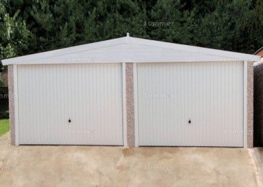 Spar Apex Double Concrete Garage 284 - PVCu Windows and Fascias Spar Apex Double Concrete Garage 284 - PVCu Windows and Fascias
