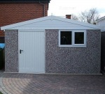 Spar Apex Concrete Shed 692 - PVCu Window and Fascias Spar Apex Concrete Shed 692 - PVCu Window and Fascias