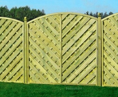 Fence Panel 422 - Planed Timber, 9mm Reeded Boards, 2x2 Frame Fence Panel 422 - Planed Timber, 9mm Reeded Boards, 2x2 Frame