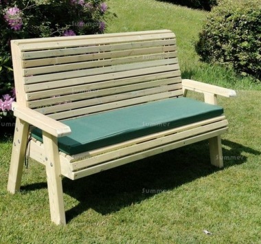 High Back 3 Seater Bench 698 - Pressure Treated, Fully Assembled