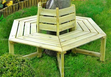 Circular Tree Seat 227 - Pressure Treated, Round 6 Seater Circular Tree Seat 227 - Pressure Treated, Round 6 Seater