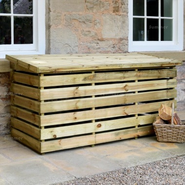 Log Storage Chest 839 - Pressure Treated, PEFC Certified Log Storage Chest 839 - Pressure Treated, PEFC Certified