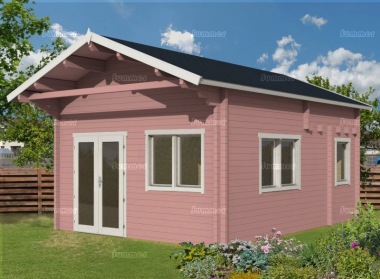 Three Room Apex Log Cabin 503 - Large Panes, Double Glazed, Loft Area Three Room Apex Log Cabin 503 - Large Panes, Double Glazed, Loft Area