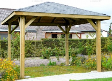 Gazebo 770 - Hipped, Pressure Treated, FSC® Certified