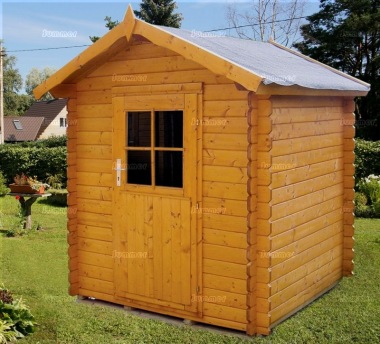 Log Cabin Shed 421 - Apex Roof, 28mm Logs