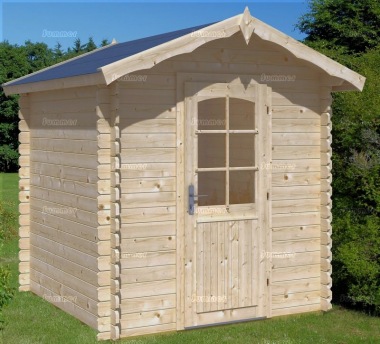 Log Cabin Shed 423 - Apex Roof, 28mm Logs