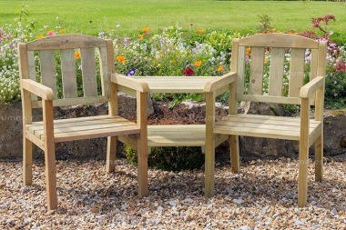 2 Seater Companion Set 830 - 2 Angled Trays, Pressure Treated, PEFC Certified 2 Seater Companion Set 830 - 2 Angled Trays, Pressure Treated, PEFC Certified