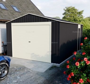 Apex Metal Garage 386 - Roller Shutter Door, Galvanized Steel Apex Metal Garage 386 - Roller Shutter Door, Galvanized Steel
