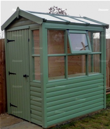 Potting Shed 29 - Painted, All T and G, Fitted Free Potting Shed 29 - Painted, All T and G, Fitted Free