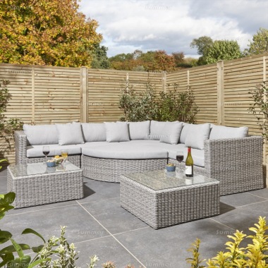 8 Seater Rattan Corner Set 765 - Aluminium Frame, Many Possible Designs 8 Seater Rattan Corner Set 765 - Aluminium Frame, Many Possible Designs