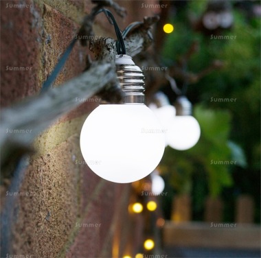 Festoon String Lights 129  - Solar Powered, 20 LEDs Festoon String Lights 129  - Solar Powered, 20 LEDs
