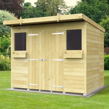 Pressure Treated Pent Shed 190 - Fast Delivery, Many Possible Designs Pressure Treated Pent Shed 190 - Fast Delivery, Many Possible Designs