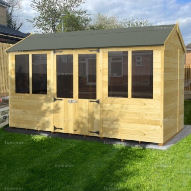 Pressure Treated Apex Summerhouse 203 - Fast Delivery, Many Possible Designs Pressure Treated Apex Summerhouse 203 - Fast Delivery, Many Possible Designs