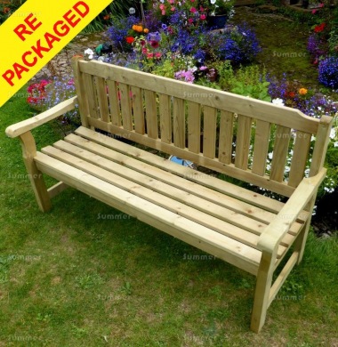 Repackaged 3 Seater Bench 210 - Pressure Treated