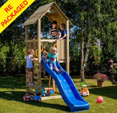Repackaged Tower Play Centre 400 - With Slide and Climbing Wall Repackaged Tower Play Centre 400 - With Slide and Climbing Wall